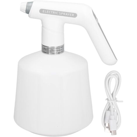 Pulvérisateur de pulvérisation électrique pulvérisateur à Batterie Rechargeable pour l'arrosage du Jardin, Chargement USB Sprinkler ABS et HDPE (2l) (1/4)