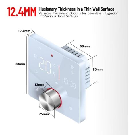 Thermostat Connecté WiFi pour Chaudière Gaz