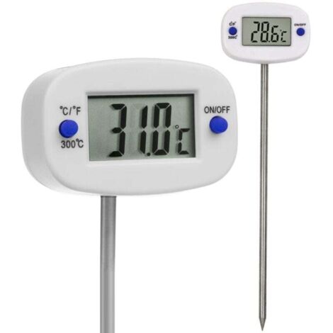 Thermomètre/sonde alimentaire TA288, longueur de la sonde 15 cm, plage de température de -50 °C à +300 °C, précision 0,1 °C XXW (1/4)