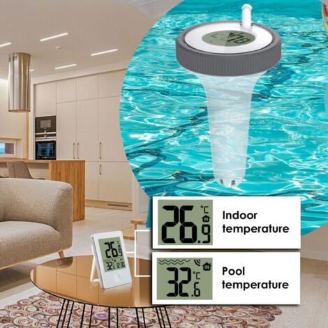 Thermomètre de réception sans fil Thermomètre flottant Thermomètre