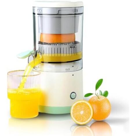 Machine à jus d'orange multifonctionnelle Presse-agrumes électrique à 360 degrés Presse-agrumes automatique portable Séparation du jus d'orange