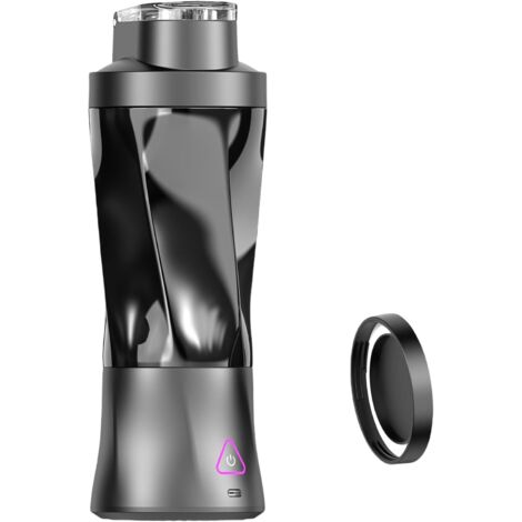 Tasse à jus portable de grande capacité, presse-agrumes puissant pour broyer la glace (noir) (1/4)