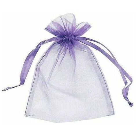 Lot de 100 sacs de protection pour raisins, fraises, fruits, anti-oiseaux, anti-parasitaires, en maille, pour litchis et cerises (1/4)