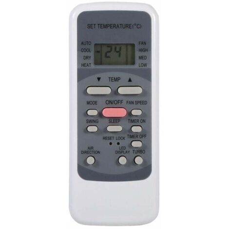 Télécommande pour climatiseurs série R51 R51/E R51/CE R51M/CE R51D/E R51M/BGE R51M/BGE, horloge intégrée et minuterie marche/arrêt (1/4)