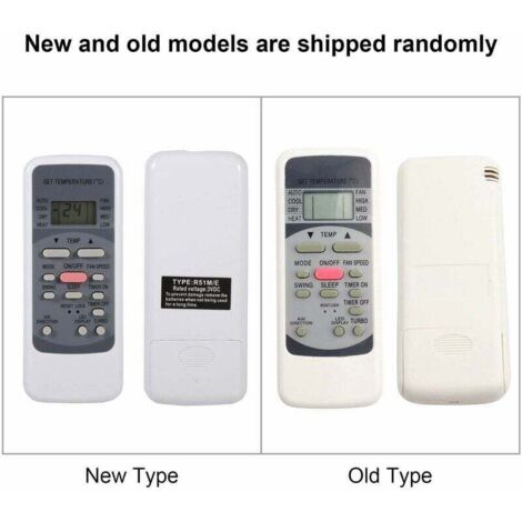 Telecomando R51M/E, telecomando AC sostitutivo controller universale per serie R51 R51/E R51/CE R51M/CE R51D/E R51M/BGE R51M/BGE, telecomando per cond | Leroy Merlin
