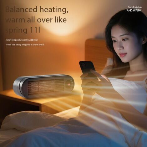 Portable Chauffage Électrique 400W Mini Ventilateur Chauffage Bureau