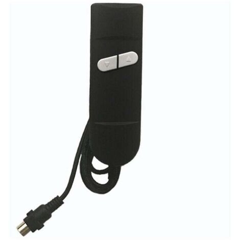 Télécommande de fauteuil inclinable manuel avec 2 boutons pour fauteuil élévateur électrique, canapé, fauteuil inclinable, (1/4)