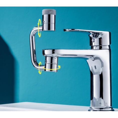 Rallonge De Robinet Pivotante 1440° – Aérateur Multifonction Rotatif 1080°