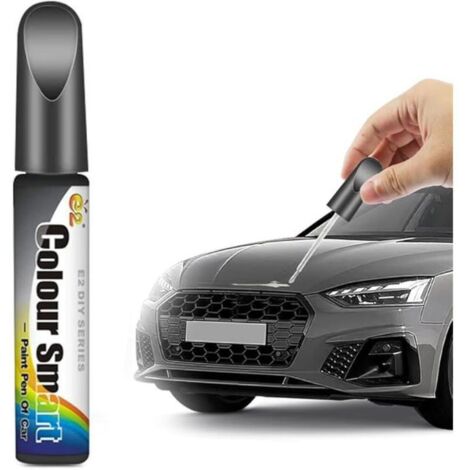 Rayures Réparation De Peinture,Stylo Retouche Peinture,Stylo Retouche Voiture,Stylo Réparation des Rayures Auto,(Gris, 1PCS)