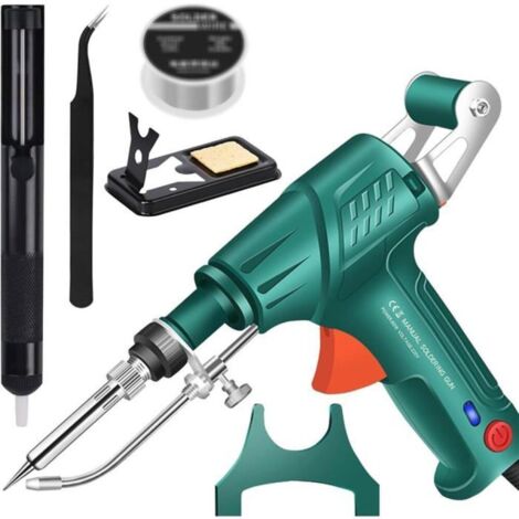 Outils De Soudage Industriels À Chauffage Interne,Fer À Souder Multifonction,Pistolet De Soudage Portable 3 En 1 Pour Le Métal,vert (1/4)