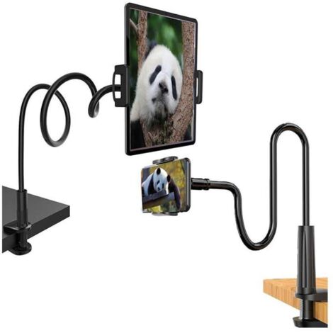 Support Smartphone,Support téléphone,Support de Tablette et Smartphone Pliable, Support réglable encol-de-Cygne Stand avec Bras (1/4)