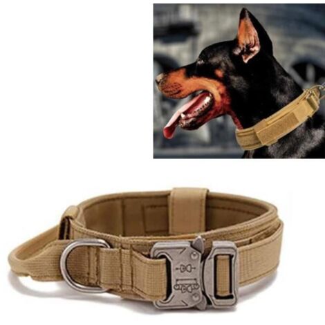 Collier pour Chien - SALUTUYA - Ajustable - Confortable - Boucle Métallique - Noir (1/4)