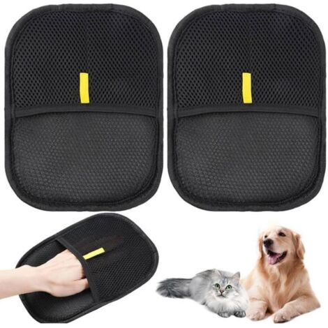 3 Pièces Gant Poil Chat, Double Face Brosse Poils Animaux, Utilisés Pour Le Nettoyage, L'épilation Et La Beauté Pour Les Canapés