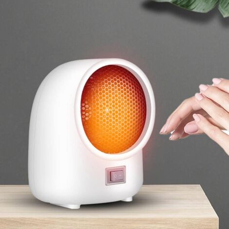 110/220 V nouveau ventilateur chaud ventilateur de chauffage rapide mécaniquement compact chauffage pratique Mini chauffage de bureau à domicile Silense USB (1/4)
