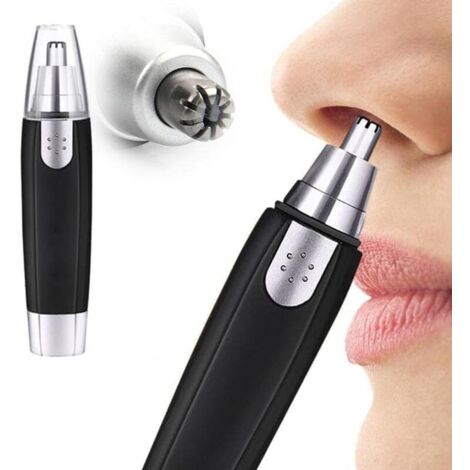 Tondeuse Nez et Oreilles 3 en 1 Homme Femme, Épilation Indolore, Imperméable, Idéal Voyage, Coupe Sourcils et Poils du Visage (1/4)