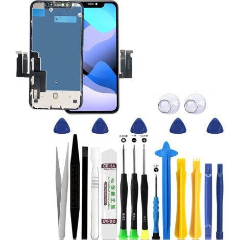 22pcs Kit d'outils réparation téléphone portable + écran XR incell, outils de démontage professionnels,pour XR INCELL réparation (1/4)