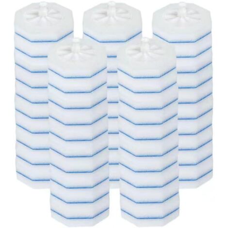 60 brosses WC jetables, compatibles avec les recharges de bâtonnets nettoyants Clorox (1/4)