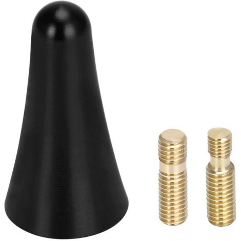 Antenne courte pour voiture avec amplificateur, antenne de toit en aluminium, signal amélioré, tige d'antenne, antenne de toit FM/DAB, antenne universelle pour véhicule, mini antenne tige courte de 4