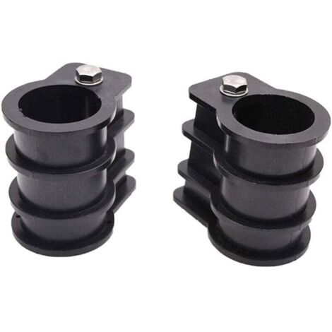 Kit de remplacement pour échelle de piscine avec boulons et échelle en caoutchouc avec ancrage de piscine et rosette ronde pour piscine, (1/4)