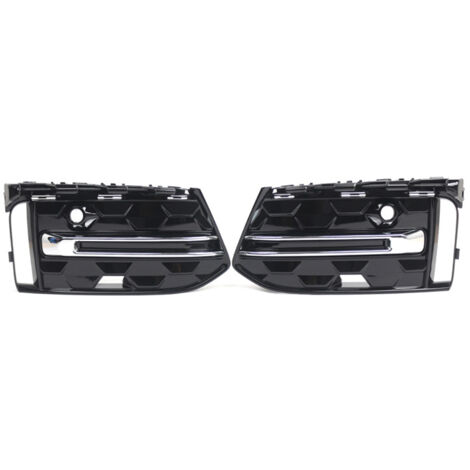 Pièces de modification pour les feux antibrouillard avant, le pare-chocs et la calandre des modèles Audi A6 et A6L Sport (2023-2025). (1/4)