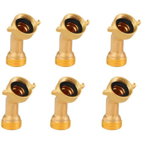 Coude de tuyau pour camping-car 3/4" RV45° - Raccord de tuyau en laiton massif (1/4)