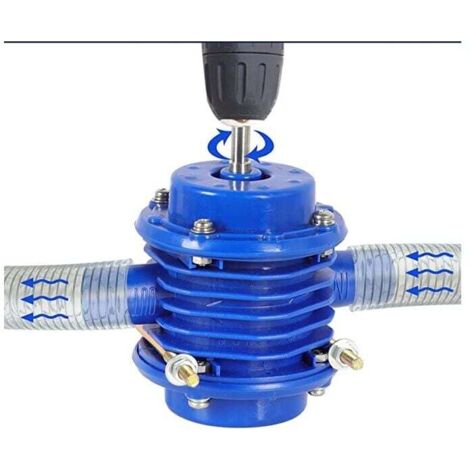 Pompe à eau de forage, 2400 l/h, 2000–3000 tr/min, pour huile et eau, bleue