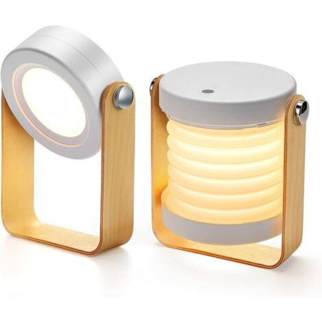 Lampe de chevet à lampe tactile à intensité variable, lampe de chevet portable avec veilleuse de sécurité portable (1/5)