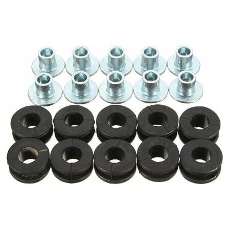 10pcs Moto Caoutchouc oeillet Boulon pour Honda/Yamaha/Suzuki/Kawasaki Fairings