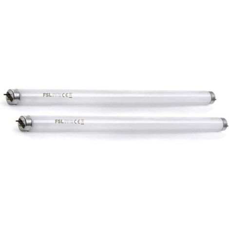 Tube néon UV 10W T8 – Longueur 330mm – Ampoule anti insectes – Émet 365Nm pour attirer mouches et moustiques – Lot de 2