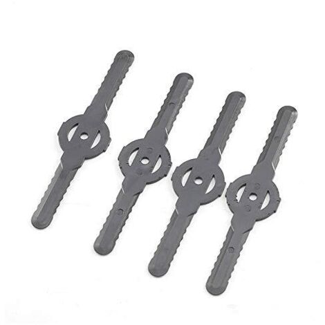 20 Pieces Lawn Mower Blades Plastic Lawn Mower Blade Cordless Mower Garden Tool Lawn Mower Mower (1/4)