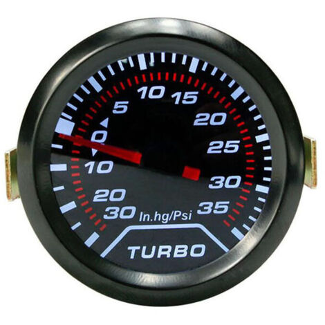 Jauge De Pression Turbo Numérique LED Universelle - 2 Pouces, 12V, Pour Voiture, Kit Complet Avec Capteur Et Tuyau