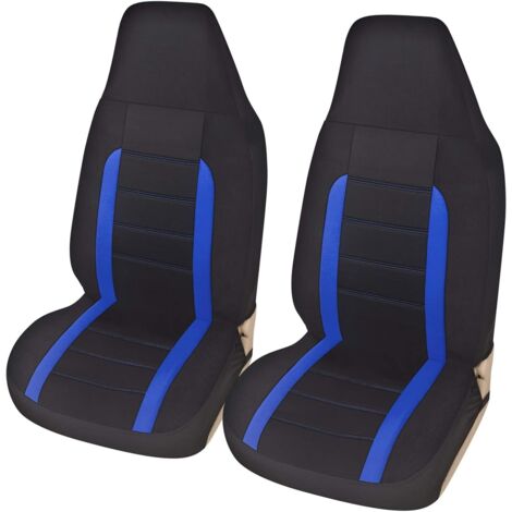 Housses de Siège de Voiture Avant Universelles, Ensemble de Housses Siège Auto Universel, Accessoire Voiture Tuning, Rouge (1/4)