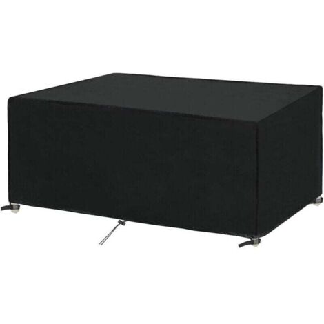 Housse Salon de Jardin - 180x100x75cm - Protection Bache Table de Jardin Mobilier Extérieur - Imperméable - Coupe-Vent - Anti-UV - Résistant Au Froid (1/4)