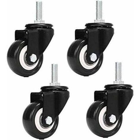 Roulette de chariot roue universelle vis muette 1.5 pouces or perceuse vis M8 25 universel 4 (1/4)