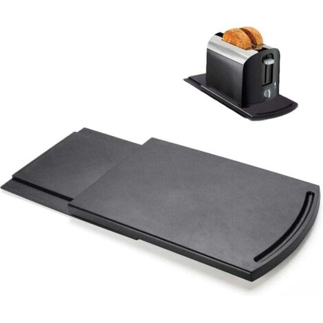 Plateau Coulissant pour appareils de Cuisine, Tapis de Plateau pour cafetière 30 cm, glissière Mobile pour Machine à café de comptoir pour Petit Appareil de Cuisine