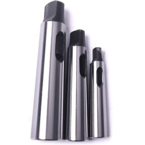 Cône Morse douille de perçage Réduction adaptateur pour tour de fraisage (MT1 à MT2, MT3 à MT2, MT3 à MT4,3pcs) (1/4)