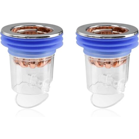 Valve anti-odeur, 2 pièces bouchon de douche anti-odeur, bouchon de douche anti-odeur pour sol de douche, noyau désodorisant pour balcon, siphon de sol de cuisine et de salle de bain (1/4)