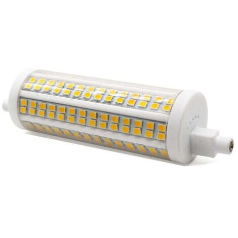 R7S LED 118mm 20W Dimmable 3000LM, Blanc Chaud 3000K, Équivalent à Lampe Crayon Halogène J118 R7S 250W, AC 230V, Ampoule R7S 118 LED Céramique Haute Luminosité pour Studio, 1 pièce (1/4)