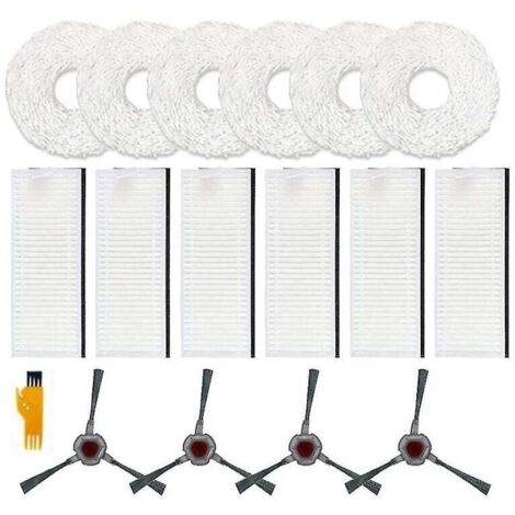 Accessoires pour robot Deebot N9 N9+, brosse latérale, filtre HEPA, chiffon de nettoyage, accessoires de rechange (1/3)