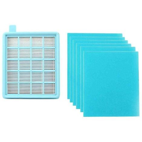 Lot de 7 filtres Hepa en maille pour aspirateur Philips (1/3)