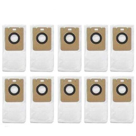 Sacchetti for aspirapolvere Sacco sporco Spazzola principale Straccio Parti di ricambio, compatibile for XiaoMi Dreame Bot D10 Plus Accessori sacchetto for la polvere RLS3D Robot ( Color : 18PCS