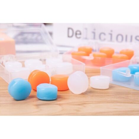 Bouchons D'Oreilles Réutilisables En Silicone Souple - Réduction Bruit 45dB - Confort Maximal Pour Sommeil, Travail Et Voyage