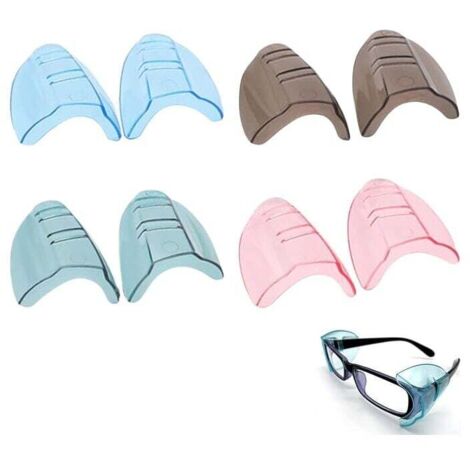 Lot de 4 protections latérales pour lunettes de sécurité, lunettes de sécurité