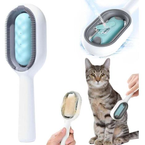 Brosse pour chat avec eau, brosse de toilettage pour chat 3 en 1, brosse de nettoyage pour chat (1/4)