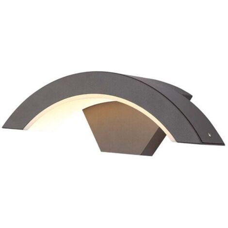 Applique Murale Extérieur Avec détecteur de movement 18W LED SMD 3000K Blanc Chaud Applique lumière murale étanche IP65 aluminium/Luminaire de porche terrasse jardin 29.5cm (1/4)