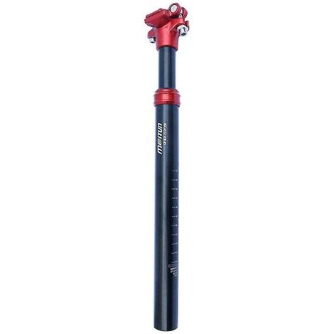 Tige de selle de vélo Meijun Tige de selle de suspension de vélo Tige de selle réglable en aluminium pour tige de selle de vélo de route, 31,6 m (1/3)
