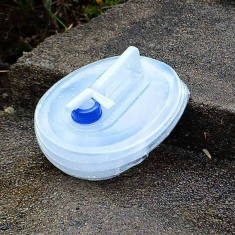 Poche à Eau Pliable NiceNaiils 8L – Portable, Légère, Pour Randonnée, Camping, Barbecue, Pique-nique