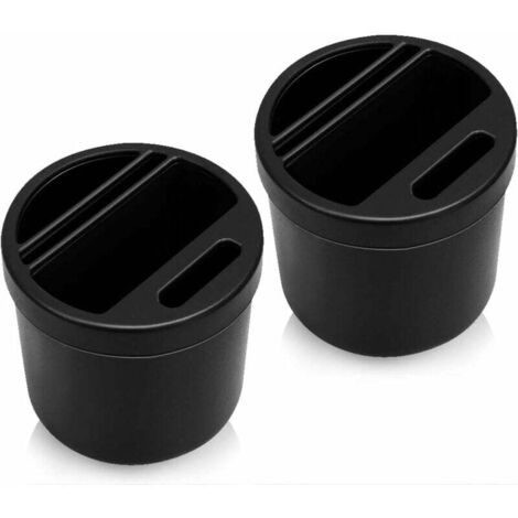Boîte de rangement pour siège de voiture, porte-gobelet de voiture, Boîte de rangement multifonctionnelle pour tasse à eau, fente pour carte de collection pour voiture, bureau et maison, 2 pièces-Fei (1/3)