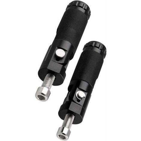 Pour Moto Pliant Repose-Pieds Motor Bike Pédales Pièces 2pcs Noir-Fei Yu (1/4)