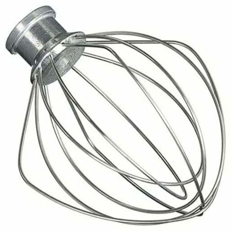 Fouet en acier inoxydable, compatible avec les accessoires de robot culinaire KitchenAid K45WW WP9704329 KSM150 KSM160 K45 KSM90